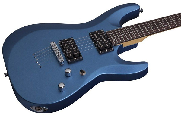 Электрогитара SCHECTER [C-6 DELUXE SMLB]  6-струнная, корпус: липа, гриф: клен, накладка: палисандр, 24 лада, цвет: Satin Metallic Light Blue (SMLB)