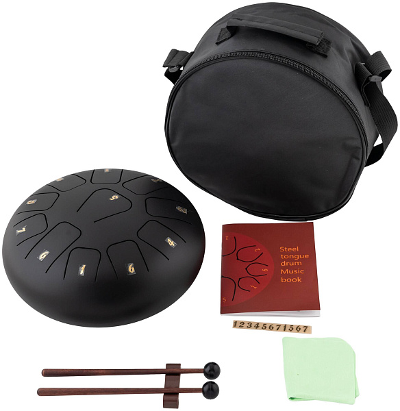 BEE DF1104 BLACK - Барабан язычковый Глюкофон