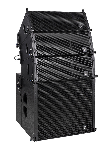 Сабвуфер Intrend [ILS-ATL-S15A] линейного массива Atlantic, активный, 15"НЧ, 30-250 Гц, SPL 126 дБ, 600 Вт RMS, пик 1200 Вт, 8 Ом. Цвет чёрный, корпус дерево. Подключение до 3х топов на саб.