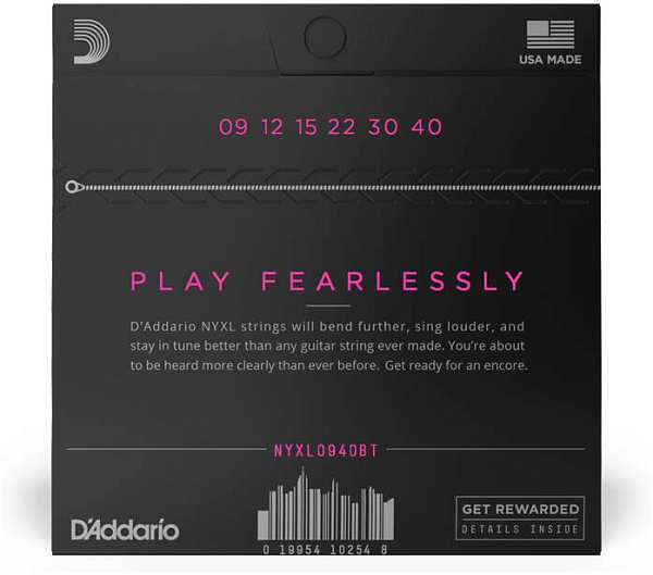 D'ADDARIO NYXL0940BT - Струны для электрогитары