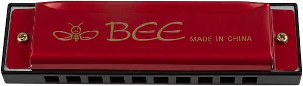 BEE DF10A-1 RED - Губная гармоника диатоническая