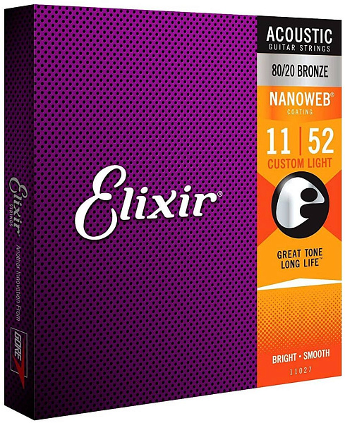 ELIXIR 11027 - Струны для акустической гитары