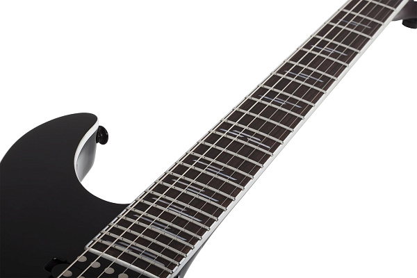 Электрогитара SCHECTER [REAPER-6 CUSTOM G.BLK] электрогитара 6-струнная, корпус: красное дерево, гриф: венге, накладка: черное дерево, 24 лада, цвет: Gloss Black