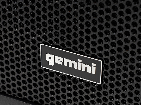 Акустическая система Gemini [LRX-448] Комплект: 8 (2х4) 2-х полосных сателлитов, 12" активный сабвуфер, совокупная мощность RMS 600 Вт, SD слот, USB порт, FM радио, Bluetooth, 2 стойки, кабели питания, кабели коммутации (2 места)