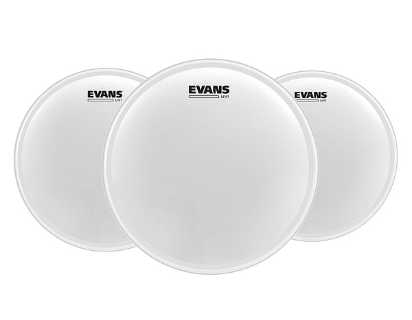 ETP-UV1-R UV1 Coated Tom Rock  Набор пластиков для том барабана (10, 12, 16"), Evans
