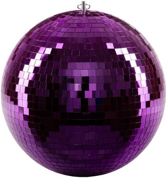 LAUDIO WS-MB30PURPLE Зеркальный шар, 30см, фиолетовый, LAudio