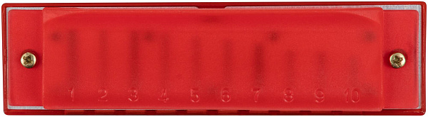 BEE DF10A-3 RED - Губная гармоника диатоническая
