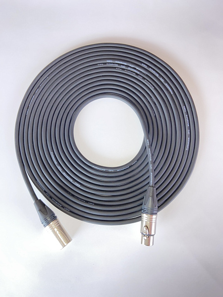 YES-MC002NE-7.6m Кабель микрофонный с разъёмами Neutrik, 7.6м, YES