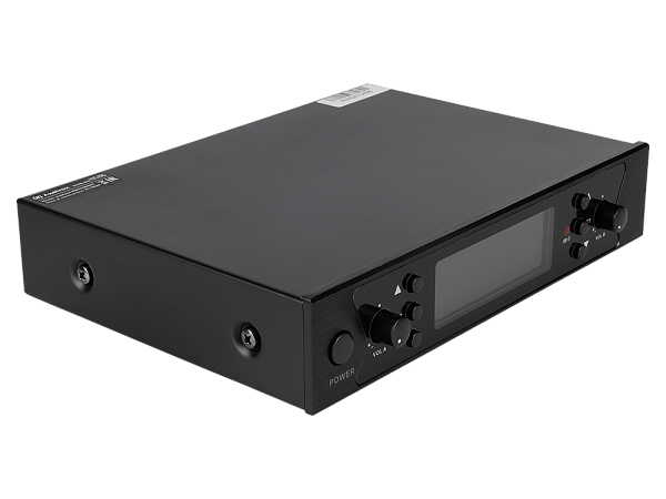 Микрофонная радиосистема Axelvox [DWS7000HT (LT Bundle)] UHF 710-726 MHz, 2 x 32 канала, LCD дисплей, 2х ИК порт, 2x поясных передатчика, 2x головной микрофон, 2x петличный микрофон