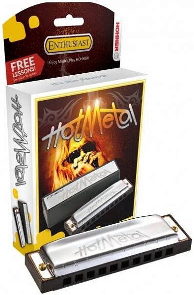 HOHNER Hot Metal F - Губная гармоника диатоническая