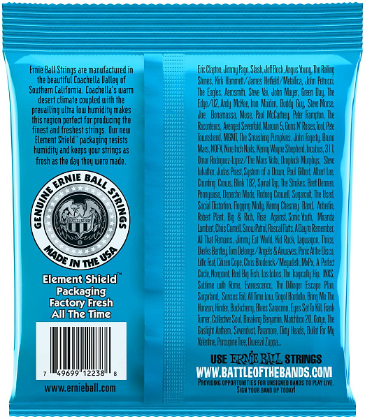 ERNIE BALL 2238 RPS Nickel Wound Slinky Extra 8-38 - Струны для электрогитары
