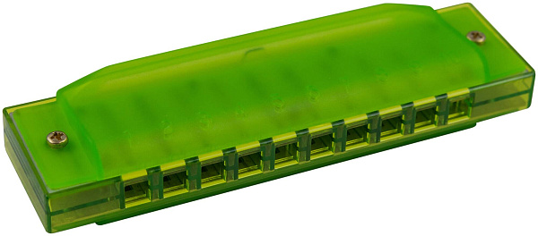 BEE DF10A-3 GREEN - Губная гармоника диатоническая