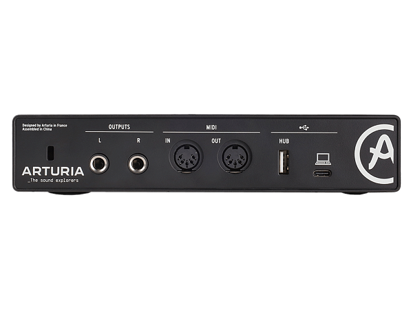 Аудиоинтерфейс USB [800202] Arturia [MiniFuse Recording Pack Black] комплект: MiniFuse 2, микрофон CM1, поп фильтр, наушники EF1 и XLR кабель. Цвет - черный