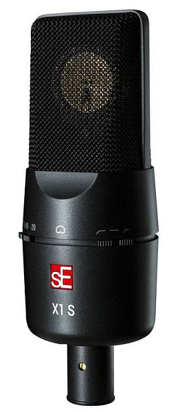 Микрофон конденсаторный sE Electronics [X1 S] 20 Гц – 20 кГц, динамический диапазон: 131 / 141 / 151 дБ, кардиоида, комплектация: поворотный микрофонный зажим, адаптер с резьбой