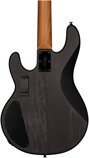 STERLING StingRay HH Poplar Burl Top Trans Black - Бас-гитара 4 струны