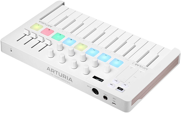 ARTURIA MiniLAB 3 Alpine White - MIDI-клавиатура