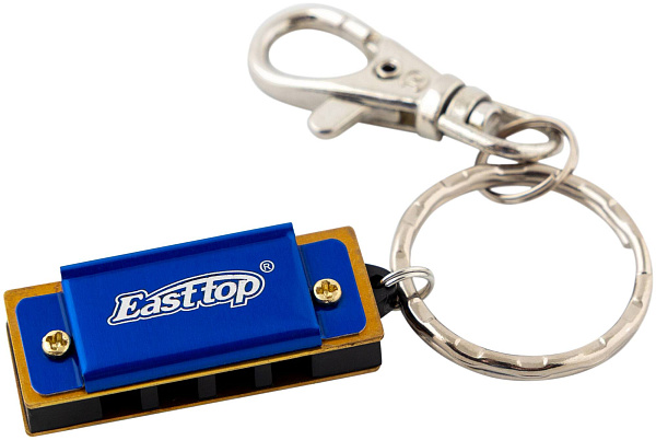 EASTTOP DF4S BLUE - Губная гармоника уменьшенная