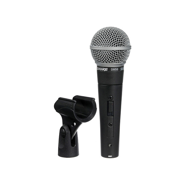 Кардиоидный динамический вокальный микрофон SHURE [SM58SE] с переключателем