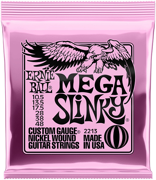 ERNIE BALL 2213 Nickel Wound Slinky Mega 10.5-48 - Струны для электрогитары