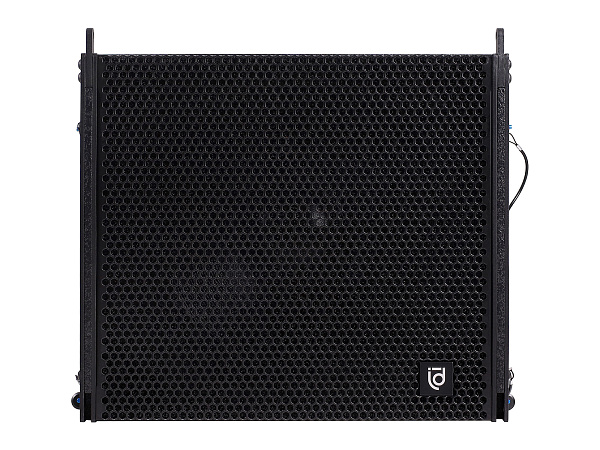 Сабвуфер Intrend [ILS-ATL-S15A] линейного массива Atlantic, активный, 15"НЧ, 30-250 Гц, SPL 126 дБ, 600 Вт RMS, пик 1200 Вт, 8 Ом. Цвет чёрный, корпус дерево. Подключение до 3х топов на саб.