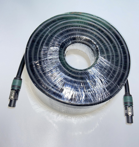 YES-SP002NE-20m Кабель акустический с разъёмами Neutrik Speakon, 20м, YES