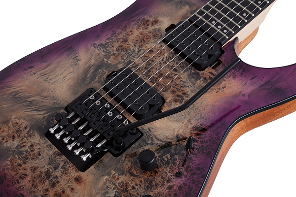Электрогитара SCHECTER [C-6 FR PRO ARB]  6-струнная, корпус: касное дерево, топ: кап, гриф: клен, накладка: венге, 24 лада, FloydRose, цвет: Aurora Burst (ARB)
