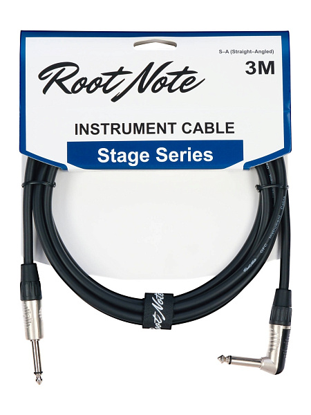 RN-IC-SA-3M Кабель инструментальный, прямой/угловой, 3м, Root Note