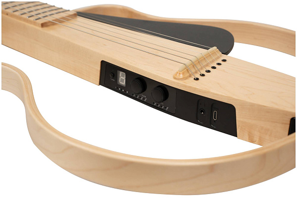 NATASHA NBSG Steel Maple - Гитара электроакустическая сайлент смарт