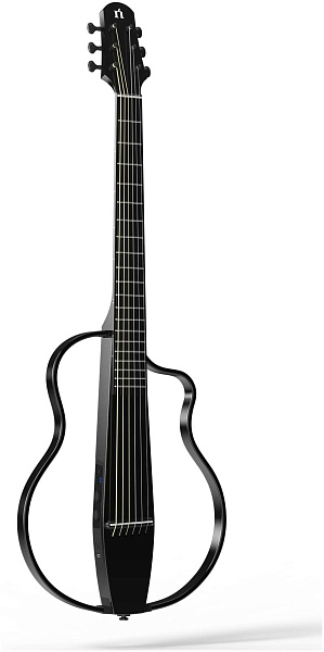 NATASHA NBSG Steel Black - Гитара электроакустическая сайлент смарт