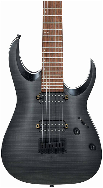 IBANEZ RGA742FM-TGF электрогитара, 7 струн, цвет - полупрозрачный серый
