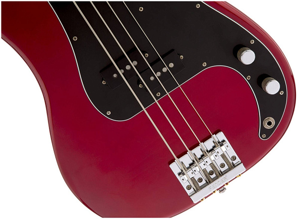 FENDER NATE MENDEL PRECISION BASS RW CANDY APPLE RED - Бас-гитара