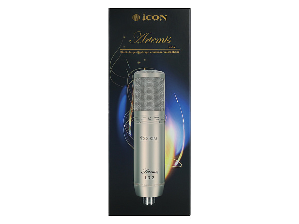 Микрофон конденсаторный Icon [Artemis LD-2] 20Hz-20KHz, -37dBV/Pa, 144dB, 48V