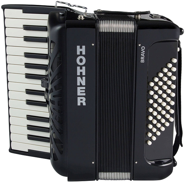 HOHNER Bravo II 48 black - Аккордеон 1/2