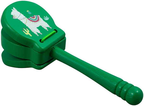 BEE DF301 Green - Кастаньеты на ручке