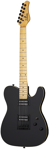 Электрогитара SCHECTER [PT M/M BLK]  6-струнная, корпус: ольха, гриф: клен, 22 лада, цвет: Black (BLK)