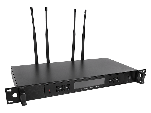 Микрофонная радиосистема Axelvox [DWS7000HT (TD Bundle)] UHF 710-726 MHz, True Diversity, 2 x 32 канала, LCD дисплей, 2х ИК порт, 2 ручных микрофона, 2 силиконовых кольца.