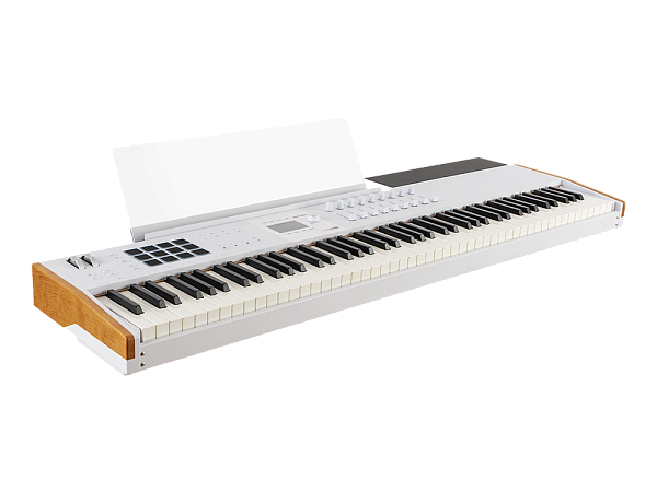 MIDI клавиатура [231641] Arturia [KeyLAB 88 MK3 White] 88 клавиш, полновзвешенная с velocity&aftertouch, молоточковая механика Fatar