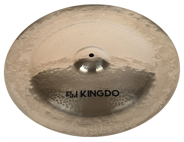 Тарелка чайна 18" [18" ARTIST POWER COPPESMITH CHINA] KINGDO [18" ARTIST POWER COPPESMITH CHINA] сплав B20, ручная работа, полированная поверхность