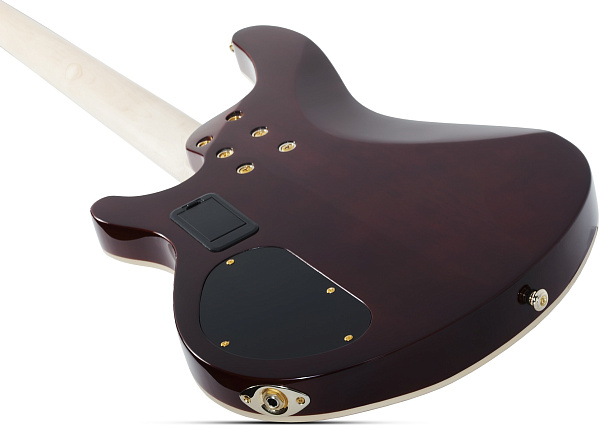 Бас-гитара SCHECTER [OMEN EXTREME-4 GNAT]  4-струнная, корпус: красное дерево, топ: стеганый клен, гриф: клен, накладка: палисандр, 24 лада, цвет Gloss Natural (GNAT)