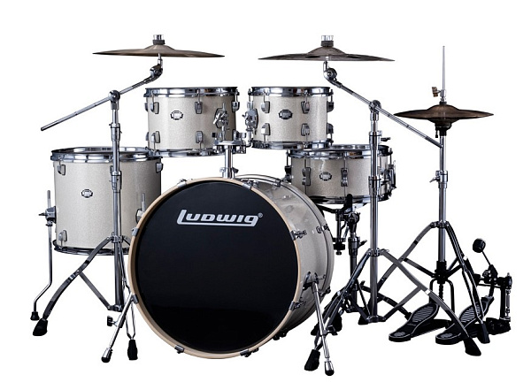 LEE52201 Element Барабанная установка, белая (2 коробки), Ludwig