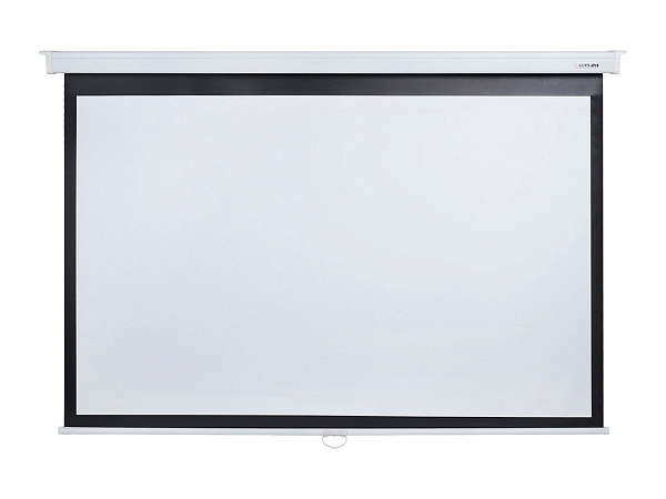 [LMP-100113CSR] Настенный экран Lumien [Master Picture CSR] 196x244см (раб.область 146х234 см) (109") MW FiberGlass черн. кайма по периметру, верх.кайма 45 см, механизм плавного возврата, возможность потолочн./настенного крепления (белый корпус) 16:10