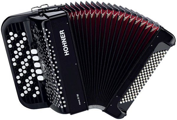 HOHNER Nova III 96 black (C-stepped) - Баян