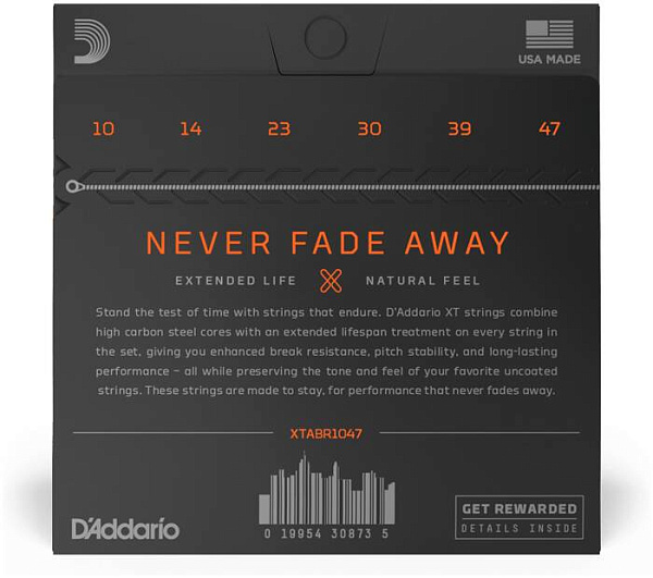 D'ADDARIO XTABR1047 - Струны для акустической гитары
