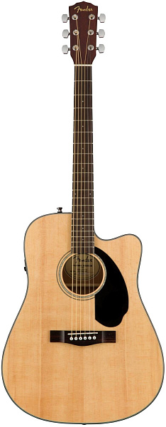 FENDER CD-60SCE Natural - Гитара электроакустическая
