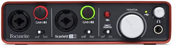 FOCUSRITE Scarlett 2i2 - Звуковая карта