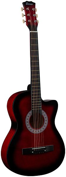 TERRIS TF-3802C RD - Гитара акустическая шестиструнная