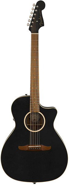 FENDER Newporter Special MBK w/bag - Гитара электроакустическая шестиструнная