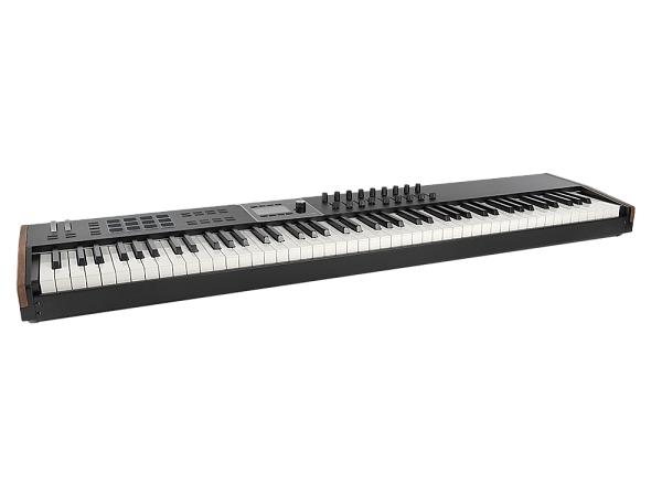 MIDI клавиатура [231642] Arturia [KeyLAB 88 MK3 Black] 88 клавиш, полновзвешенная с velocity&aftertouch, молоточковая механика Fatar