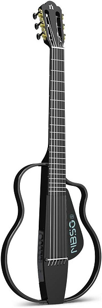 NATASHA NBSG Nylon Black 52 - Гитара электроакустическая сайлент смарт