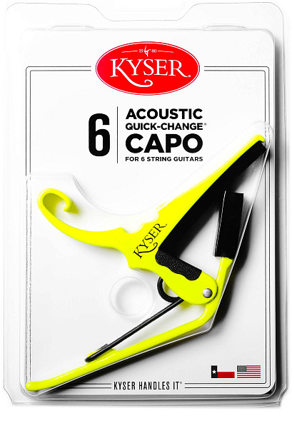 KYSER KG6N YA - Каподастр для акустической гитары